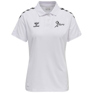 Polo HMLCore XK Femme Blanc