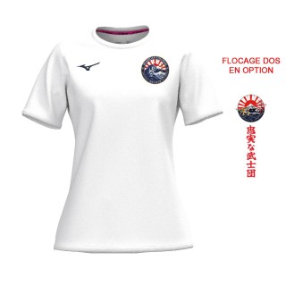 T-shirt Mizuno Training Femme Blanc