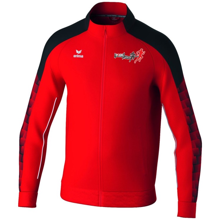 Veste d'entraînement Evo Star Rouge/Noir (coupe homme)