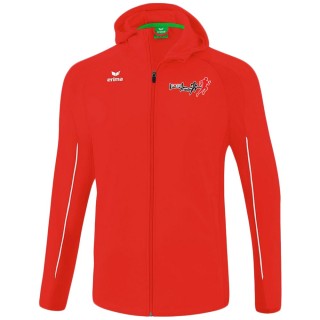 Veste à capuche d'entraînement Liga Star Rouge/Blanc