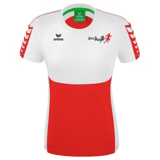T-shirt Six Wings Femme Rouge/Blanc