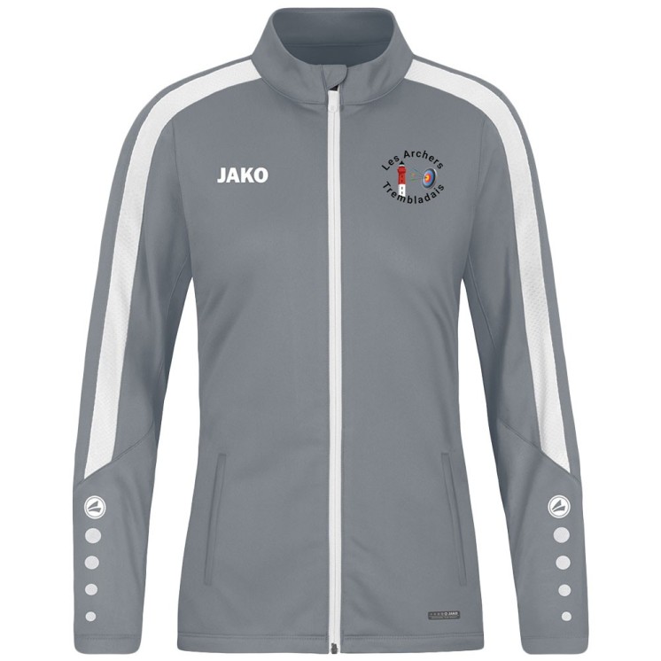 Veste Power Femme Gris pierre