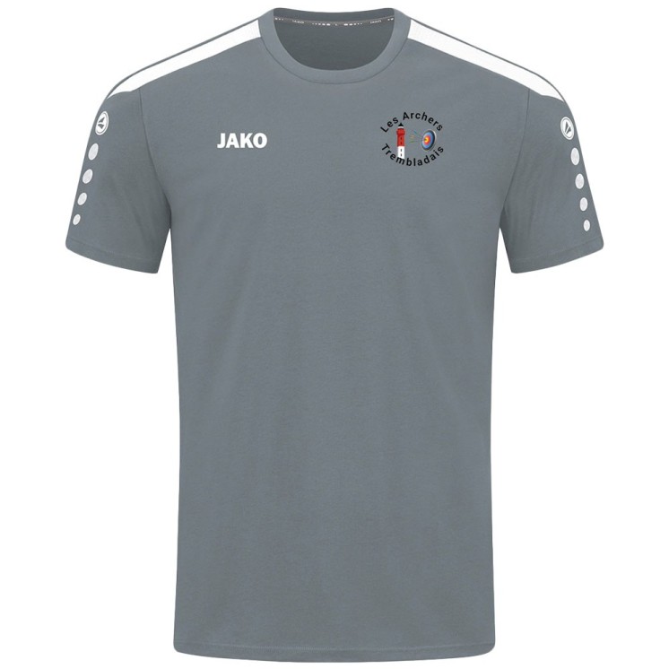T-shirt coton Power Jr Gris pierre