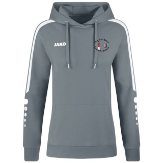 Sweat à capuche Power Femme Gris pierre