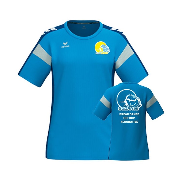 T-shirt Celebrate 125 Femme Curaçao/Bleu roy