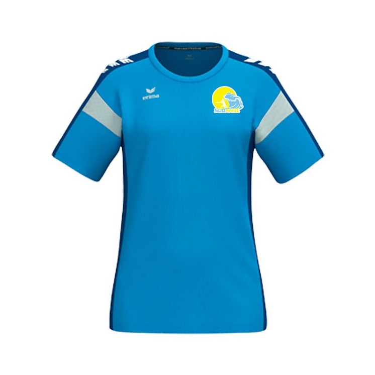 T-shirt Celebrate 125 Femme Curaçao/Bleu roy