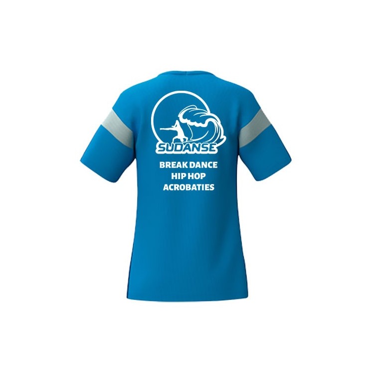 T-shirt Celebrate 125 Femme Curaçao/Bleu roy
