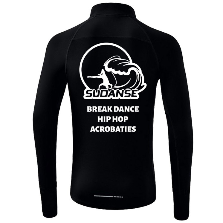 T-shirt Longsleeve Racing Jr Noir