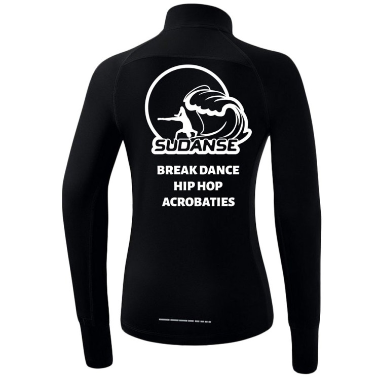 T-shirt Longsleeve Racing Femme Noir