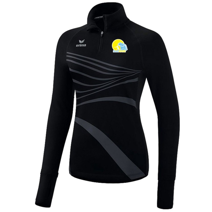T-shirt Longsleeve Racing Femme Noir