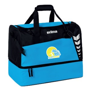 Sac de sport avec compartiment inférieur Six Wings M Curaçao/Noir