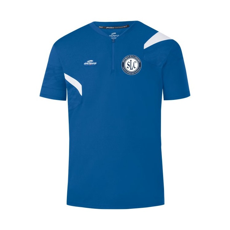 Polo E-cone Bleu roy/Blanc