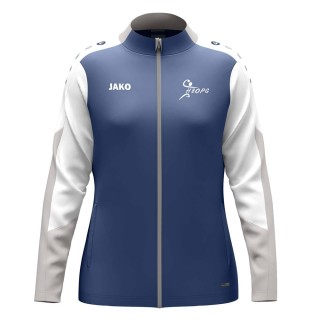 Veste polyester Dynamic Femme Bleu nuit/Blanc/Gris claire