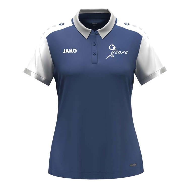 Polo Dynamic Femme Bleu nuit/Blanc/Gris claire