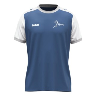 Maillot Dynamic Jr Bleu nuit/Blanc/Gris clair