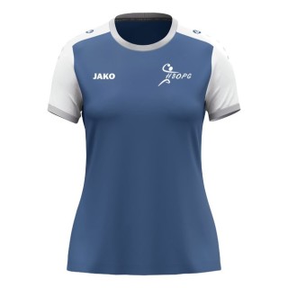 Maillot Dynamic Femme Bleu nuit/Blanc/Gris clair