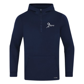Sweat à capuche 1/4 zip Pro Casual Marine