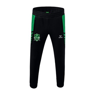 Pantalon Worker Six Wings Noir/Emeraude