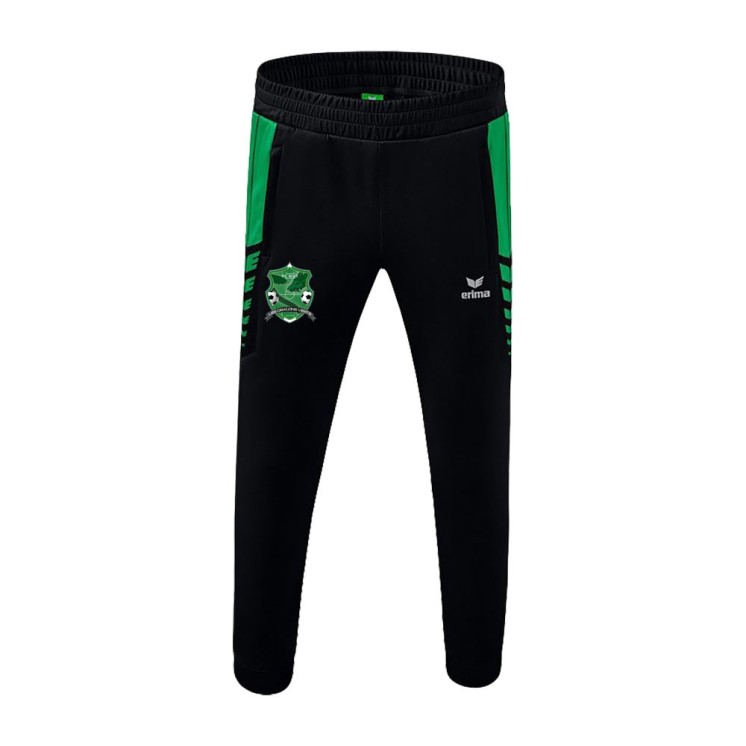 Pantalon Worker Six Wings Noir/Emeraude