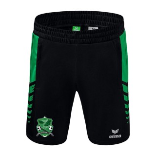 Short Worker Six Wings Noir/Emeraude