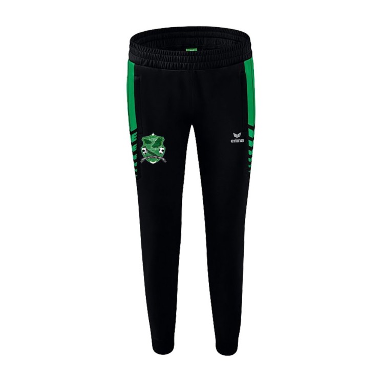 Pantalon Worker Six Wings Femme Noir/Emeraude