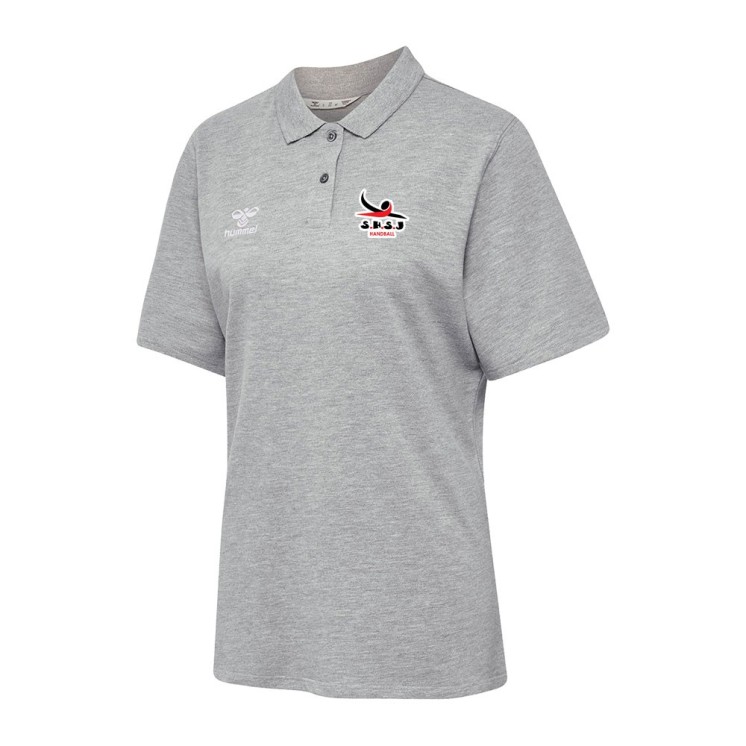 Polo HmlGo 2.0 Femme Gris mélange