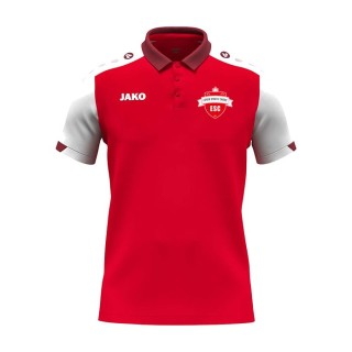 Polo Dynamic Rouge/Blanc/Rouge foncé