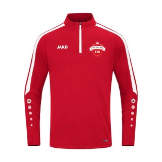 Sweat Zip Top Power Rouge