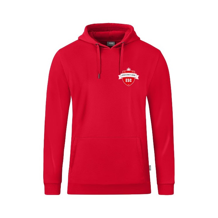 Sweat à capuche Organic Jr Rouge