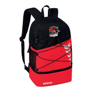 Sac à dos Six Wings Rouge/Noir