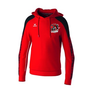 Sweat à capuche Evo Star Rouge/Noir