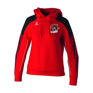 Sweat à capuche Evo Star Femme Rouge/Noir