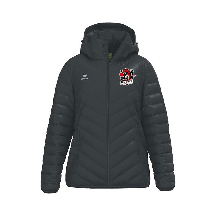 Veste à capuche matelassée CMPT Femme Noir