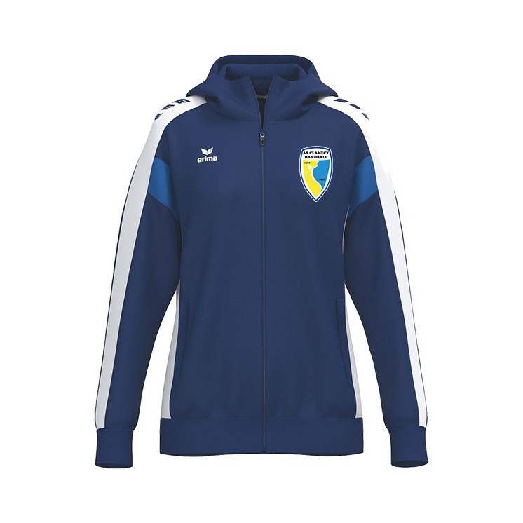 Veste à capuche Celebrate 125 Femme Marine/Blanc