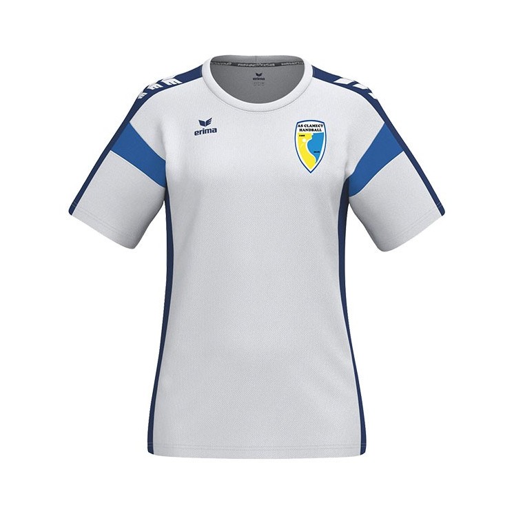 T-shirt Celebrate 125 Femme Blanc/Bleu roy