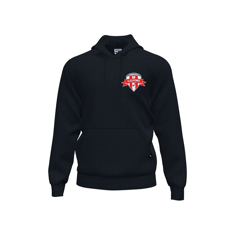 Sweat à capuche Montana Noir (coupe homme)