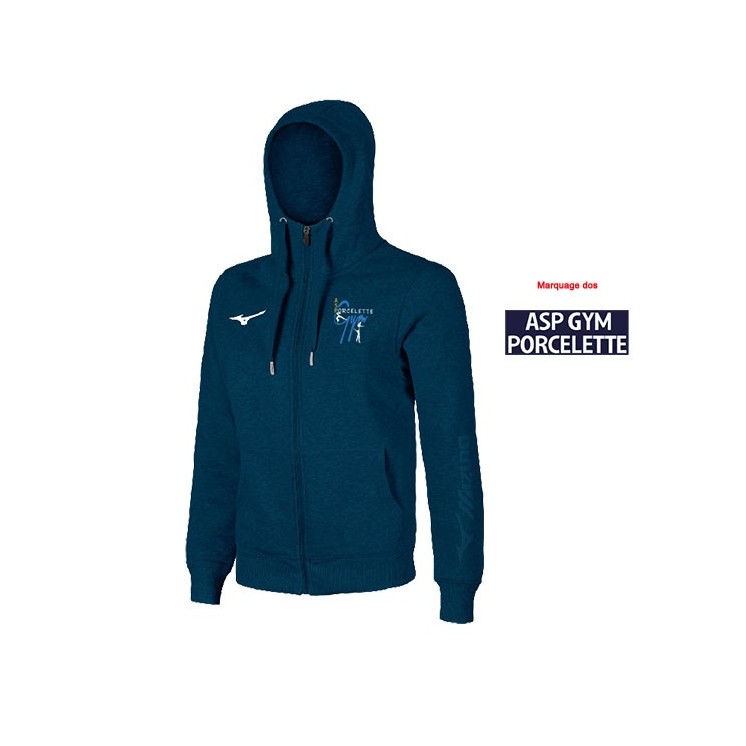 Veste à capuche Mizuno Jr Marine