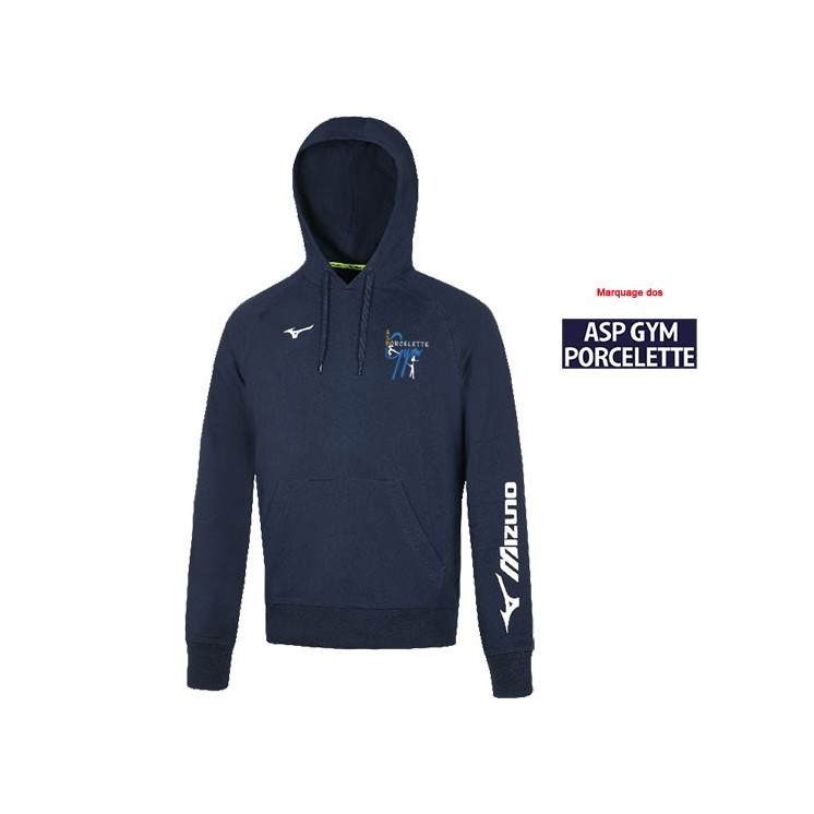 Sweat à capuche Terry Jr Marine/Blanc