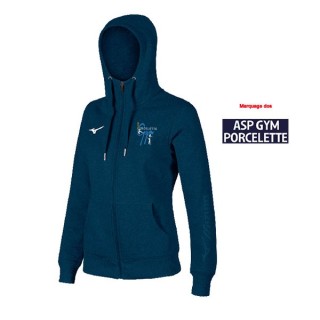 Veste à capuche Mizuno Femme Marine
