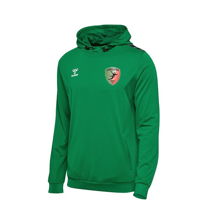 Sweat à capuche HmlAuthentic Jr Vert gelée