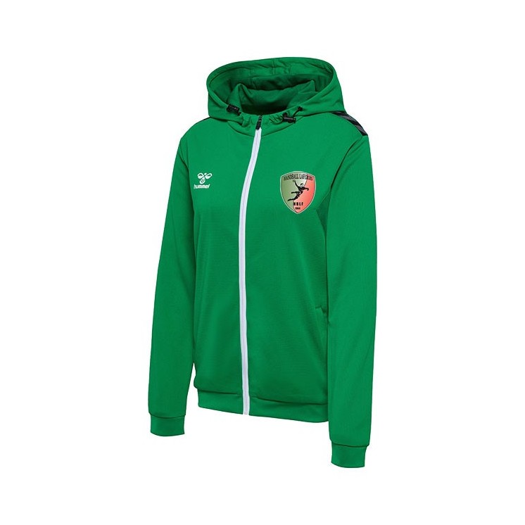 Veste à capuche HmlAuthentic Femme Vert gelée