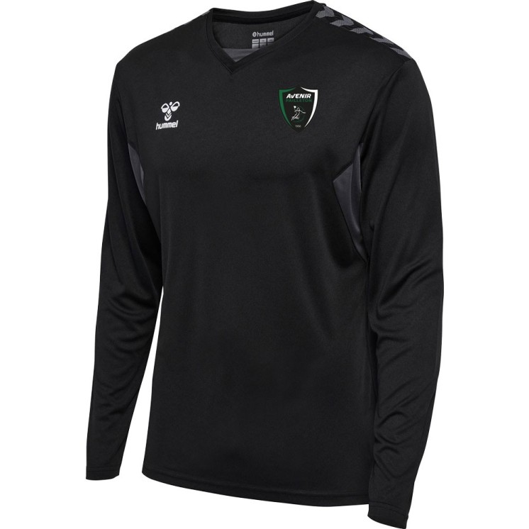 Sweat col rond HMLAuthentic PL JERSEY Noir