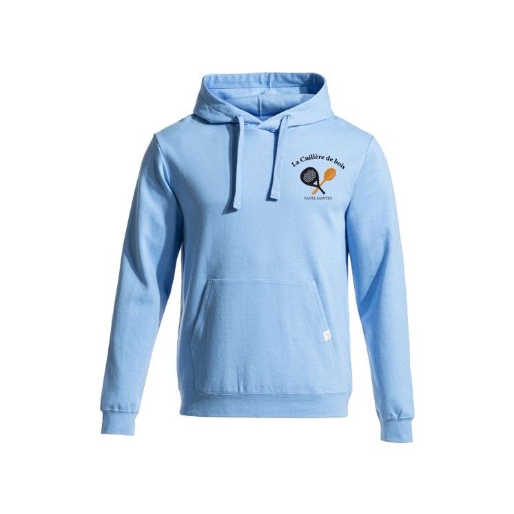 Sweat à capuche Combi Bleu ciel (coupe homme)