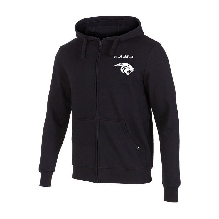 Veste à capuche Jungle Noir (coupe homme)