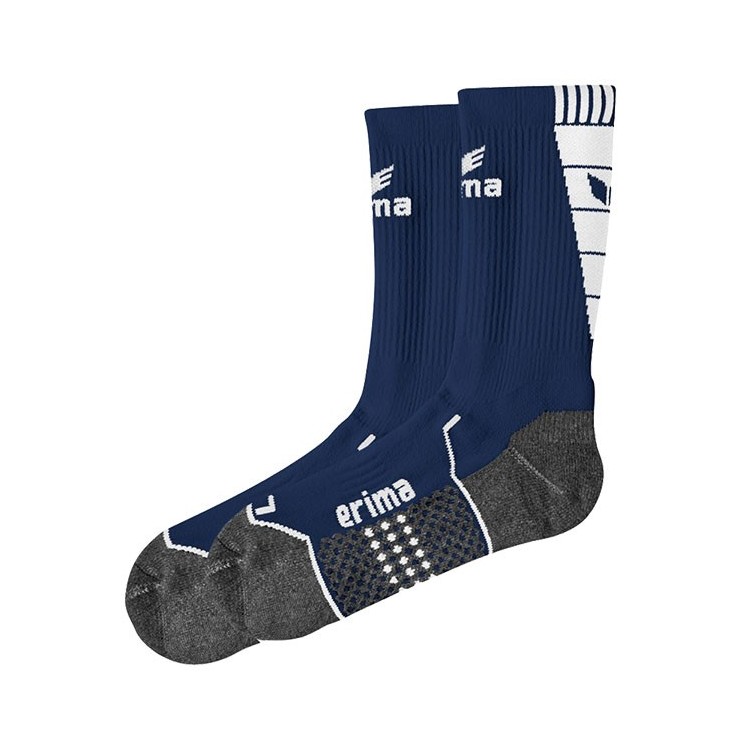 Chaussettes d'entraînement Marine/Blanc