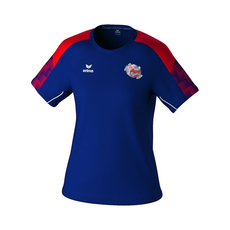 T-shirt Evo Star Femme Marine/Rouge