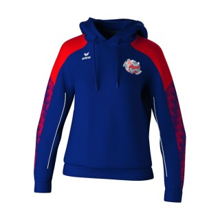 Sweat à capuche Evo Star Femme Marine/Rouge