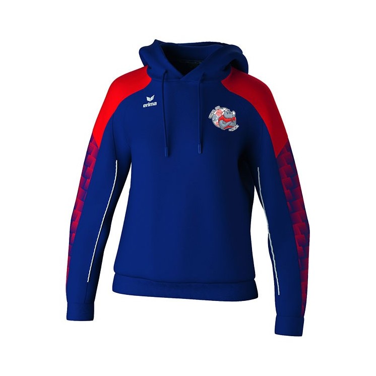 Sweat à capuche Evo Star Femme Marine/Rouge