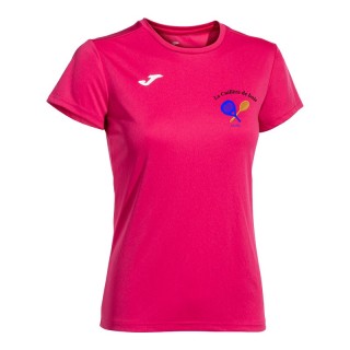 T-shirt Combi Femme Framboise