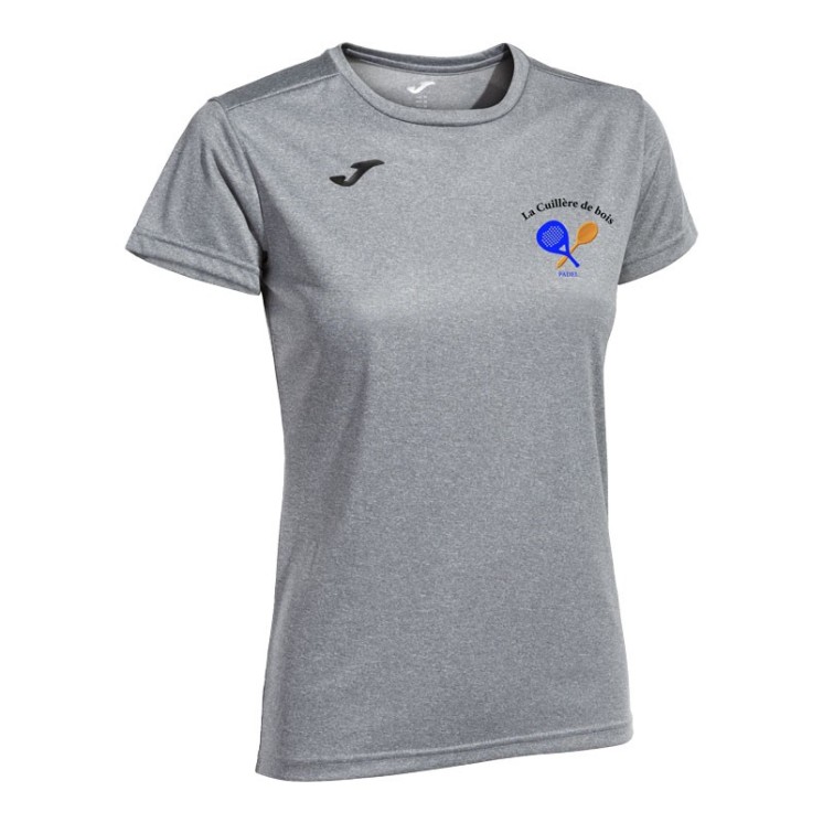 T-shirt Combi Femme Gris clair